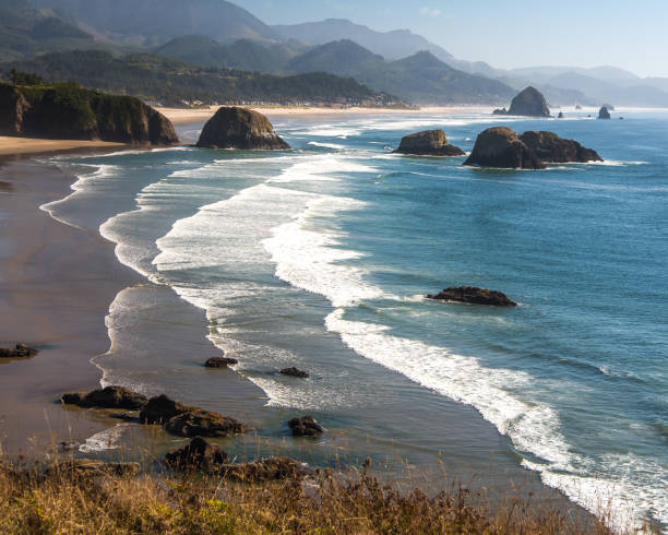 istock Beaches of Oregon Coast near Haystack Rock 1083541602