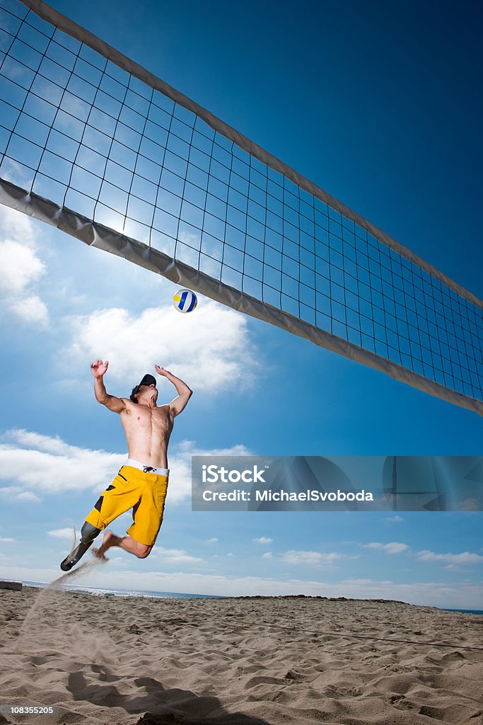 Prothetische Volleyball - Lizenzfrei Strand-Volleyball Stock-Foto