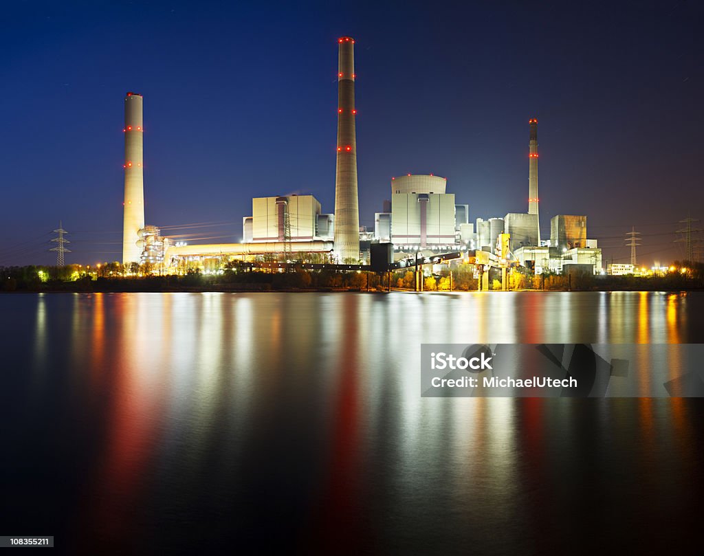 Central elétrica a carvão Rio - Royalty-free Alemanha Foto de stock
