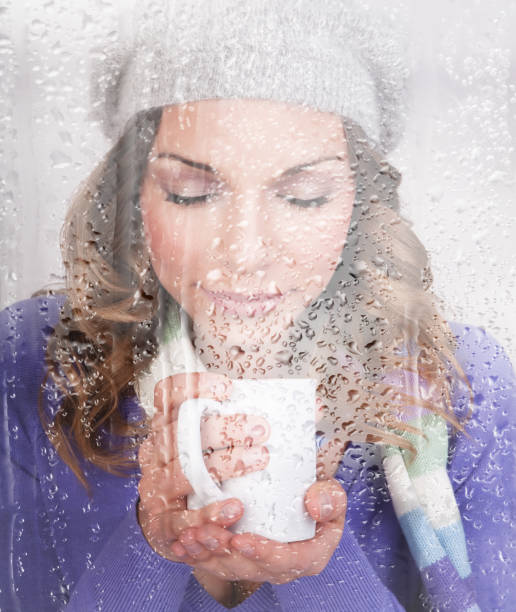 istock Young beautiful woman with cup of tea 108355222