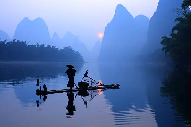 Photo of Fisherman on Li River