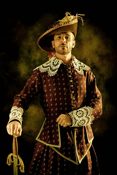muszkieter's pride - musketeer nobility men renaissance zdjęcia i obrazy z banku zdjęć