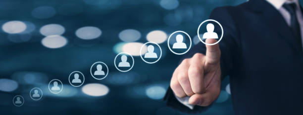 istock Human resources management and recruitment. Career development. Personal growth 1083571280