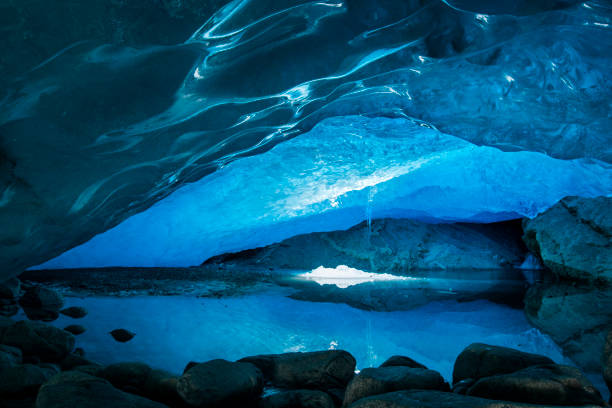 istock Beautiful blue ice cave in Norway 1083572902