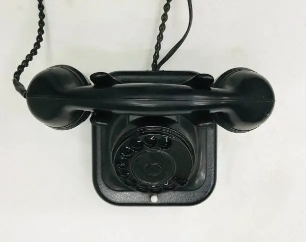 Photo of antique telephone