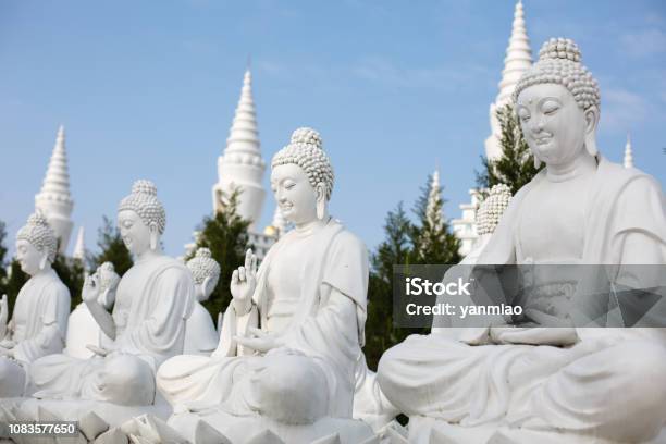 Buddhist Sculpture Stock Photo - Download Image Now - Architecture, Art, Asia