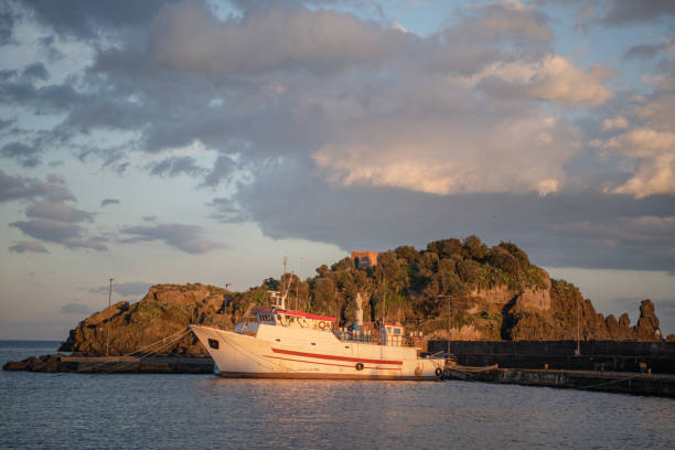 istock light on the fishing boat 1083578202