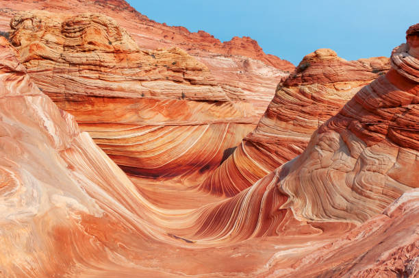 istock The Wave rock formation in Arizona - Utah 1083579822
