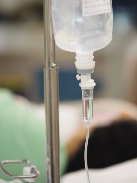istock Saline bag Ward in hospital 1083581454