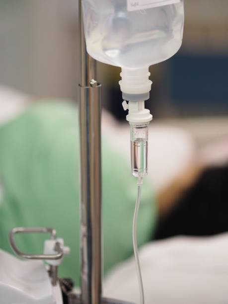istock Saline bag Ward in hospital 1083581506