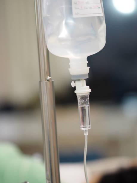 istock Saline bag Ward in hospital 1083581574