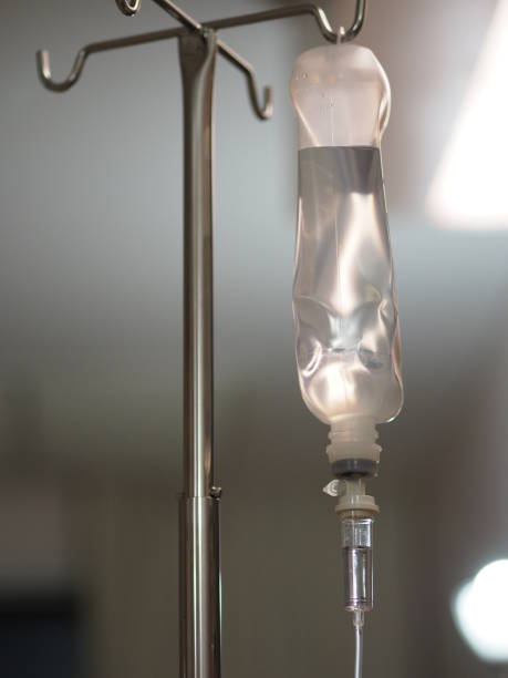 istock Saline bag Ward in hospital 1083581676