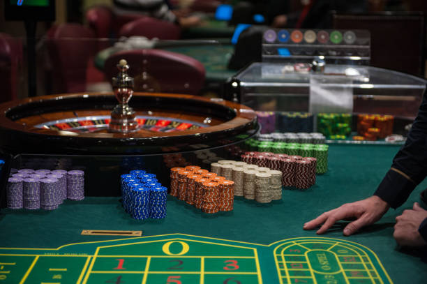 istock Casino, gambling and entertainment concept 1083584258