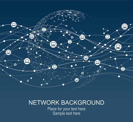 Network Engineer Abstract Image Abstract Network Stock Illustration - Download Image Now - Global ...