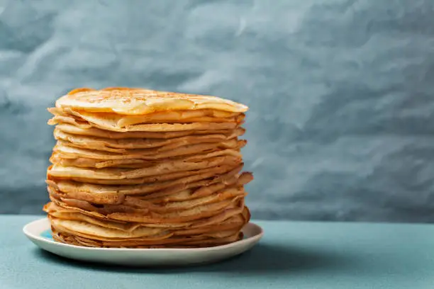 Staple of yeast pancakes, traditional for Russian pancake week (Shrove tide)