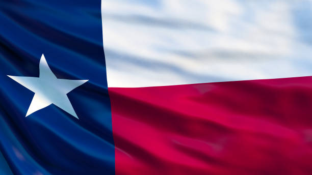 bandiera dello stato del texas. bandiera dello stato del texas, stati uniti d'america. - texas state flag foto e immagini stock