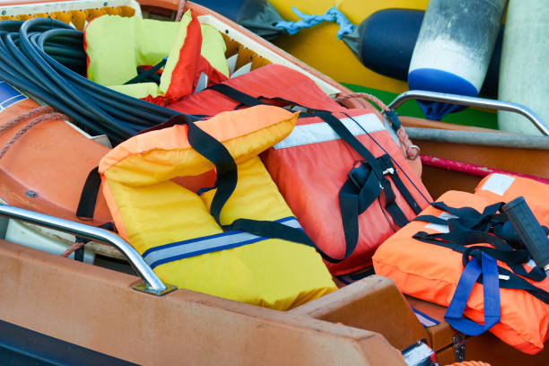 istock lifejacket in a red boat 1083603642