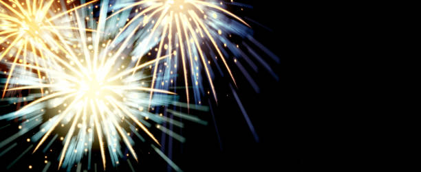 istock abstract group of exploding fireworks with multi vibrant colorful on night sky background for celebration about merry christmas,happy new year 2019 ,diwali,labor's day ,independence's day concept 1083605180