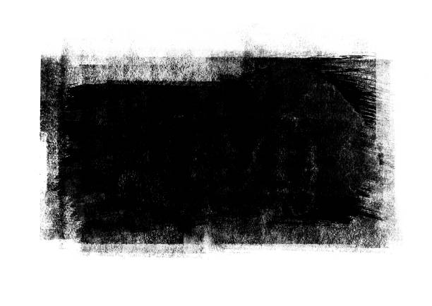 istock Black color graphic patches graphic brush strokes design effect element for background 1083605530