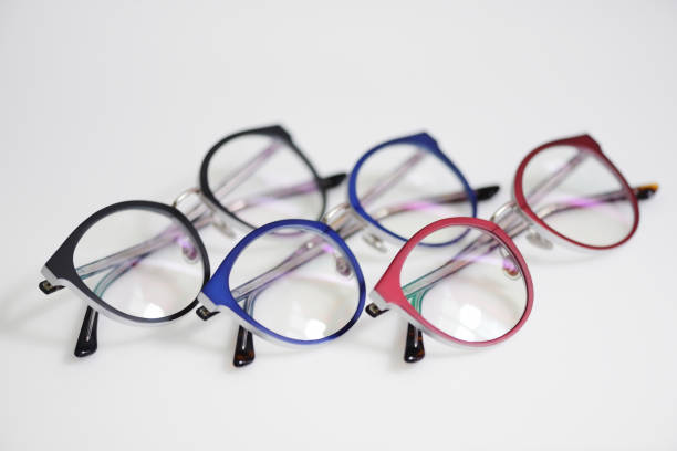 istock Multicolored glasses on the white background 1083608722