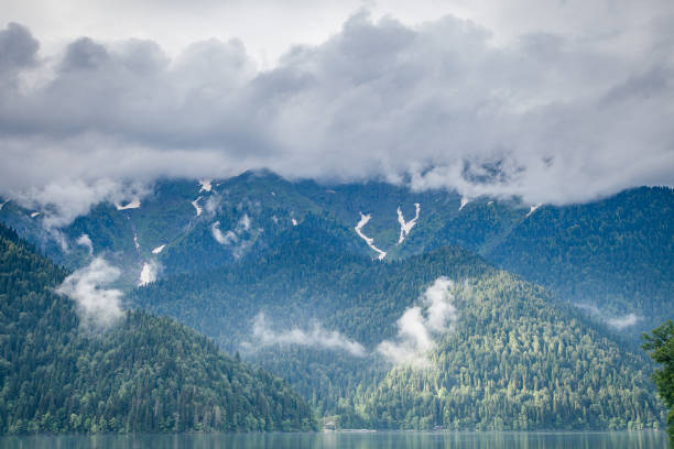istock Lake Ritsa in Abkhazia 1083614738