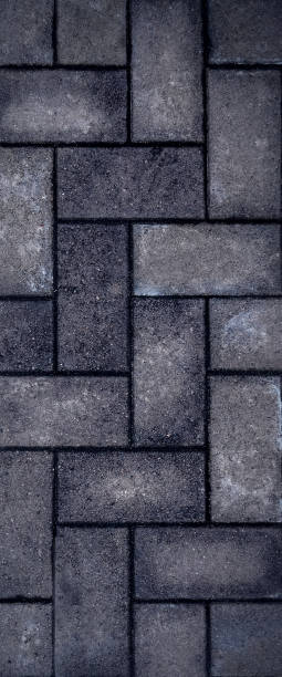 istock Background pavement, paving stone, brick, cobblestone, road, footpath. 1083617168