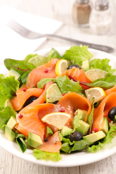 istock salmon salad with avocado 1083619058