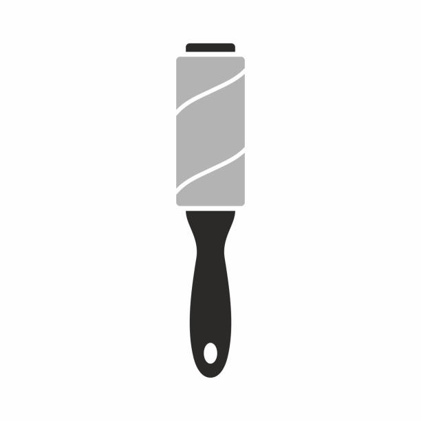 Lint Roller Icon Adhesive Roller For Dust And Pet Hair Cleaning Stock  Illustration - Download Image Now - iStock