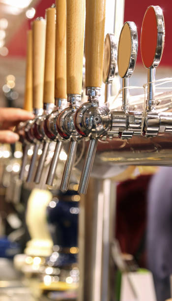 istock pub taps to deliver beer 1083624284
