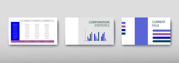 istock Poster infographics information business modern design set proposal advert 1083627814