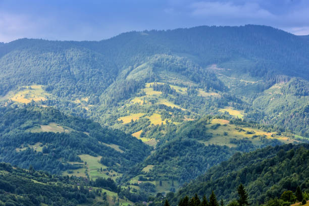istock Beautiful summer mountain landscape in the morning 1083629886