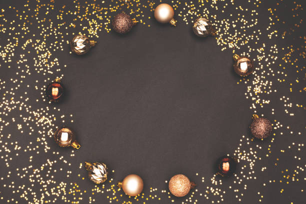 istock Christmas decoration and confetti 1083629892
