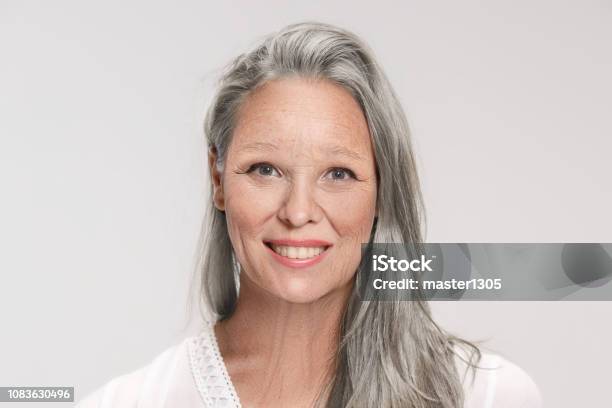 Portrait Of Senior Woman Stock Photo - Download Image Now - Midsection, Motion, One Woman Only