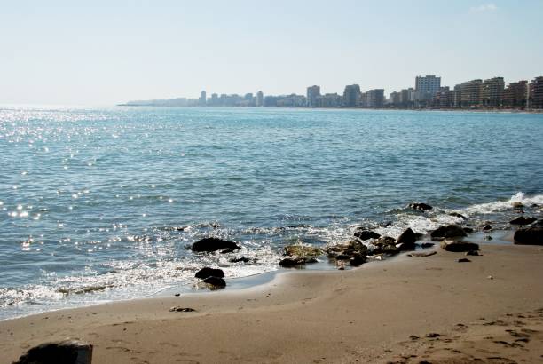 istock Beach and sea at Fuengirola, Spain. 1083637490