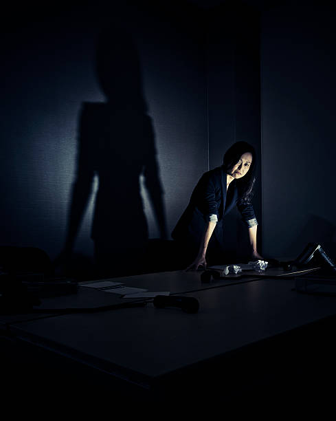 istock stressed businesswoman alone in her office 108365221