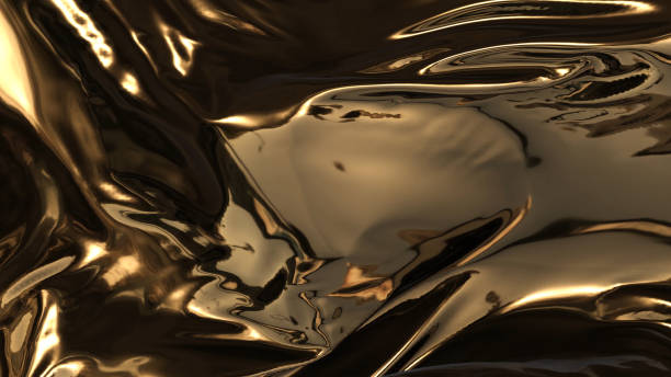 istock 3d render beauty abstract of gold waves 1083662396