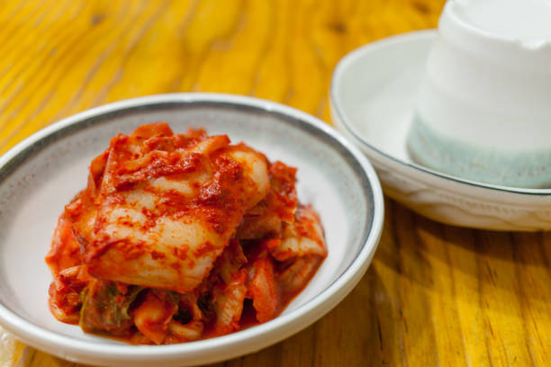 istock Napa cabbage kimchi, Korean food 1083664122