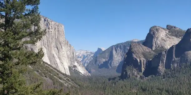 Yosemite national park valley.