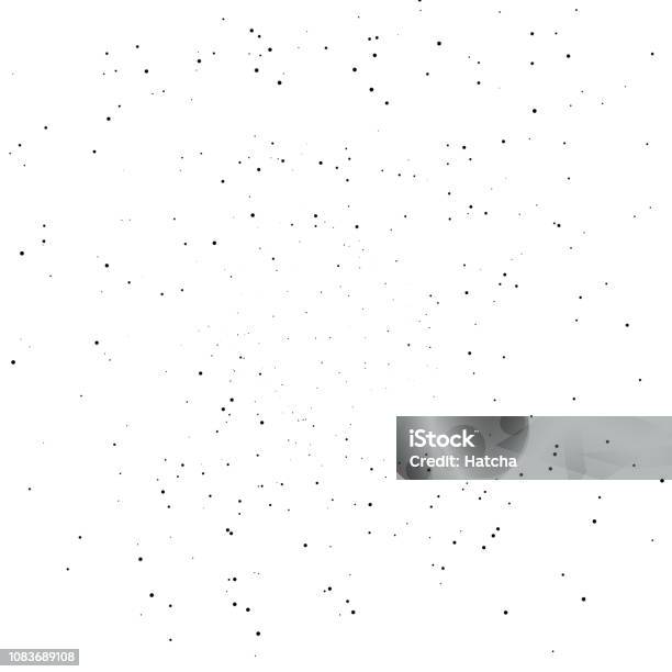 Черные Пятна Рассеивают Блеск Бедствия Абстрактный Фоновый Вектор Иллюстрации — стоковая векторная графика и другие изображения на тему Пятнистый