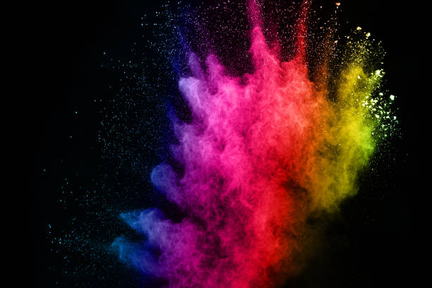 istock abstract colored dust explosion on a black background.abstract powder splatted background,Freeze motion of color powder exploding/throwing color powder, multicolored glitter texture. 1083696158
