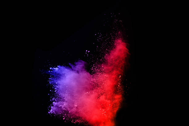 istock abstract colored dust explosion on a black background.abstract powder splatted background,Freeze motion of color powder exploding/throwing color powder, multicolored glitter texture. 1083696278