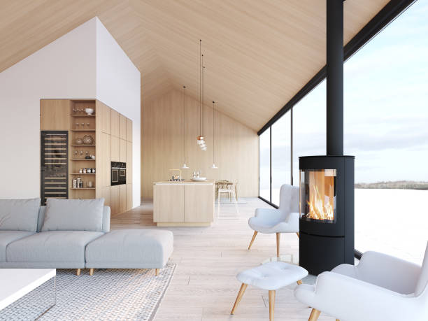 istock new modern scandinavian loft apartment. 3d rendering 1083702838