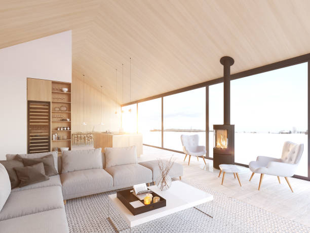 istock new modern scandinavian loft apartment. 3d rendering 1083702842