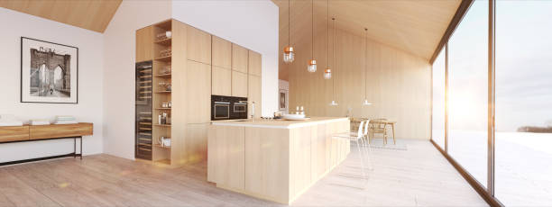 istock new modern scandinavian loft apartment. 3d rendering 1083704124