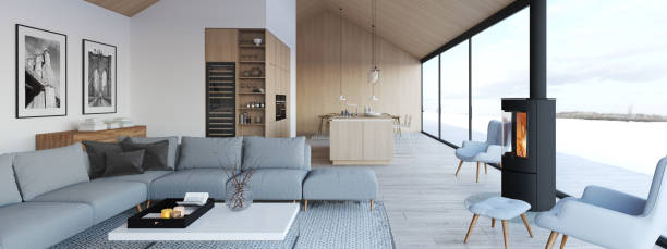 istock new modern scandinavian loft apartment. 3d rendering 1083704130