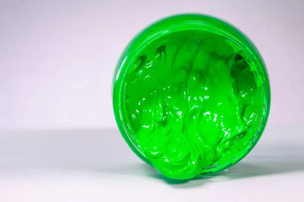 Photo of UFO green color of screen printing ink