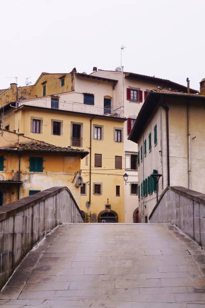 istock Old bridge on the torrent Comano, Dicomano 1083707256