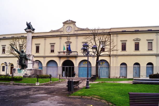 istock Municipality palace in Repubblica square, Dicomano 1083707344