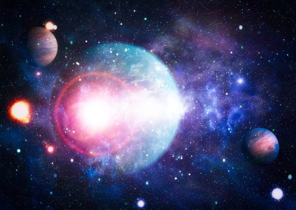 istock planets, stars and galaxies in outer space showing the beauty of space exploration. Elements furnished by NASA 1083714176