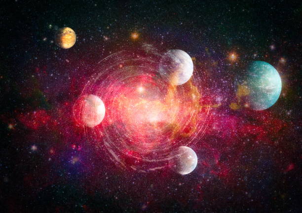 istock planets, stars and galaxies in outer space showing the beauty of space exploration. Elements furnished by NASA 1083719106